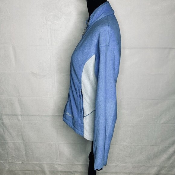 MARMOT Fleece Jacket Women's Size M Blue Full Zip Lightweight Top - Picture 6 of 12